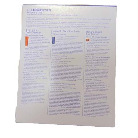Ole Henriksen 3PC Shelfie Stars Skincare Set Eye Cream, Spot Toner & Cleanser - Picture 3 of 3